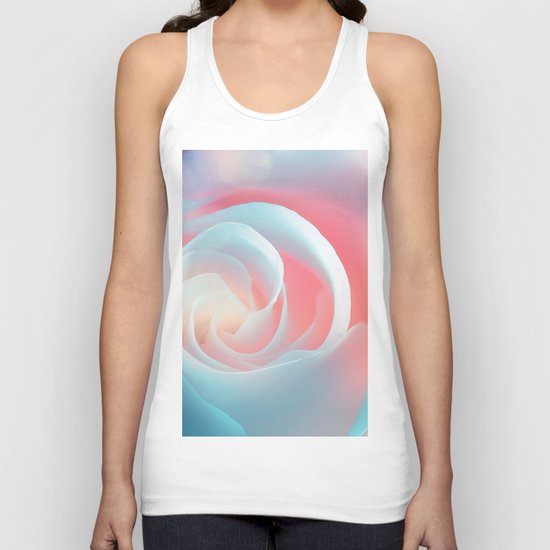 Rose flower and bokeh- Roses Unisex Tank Top