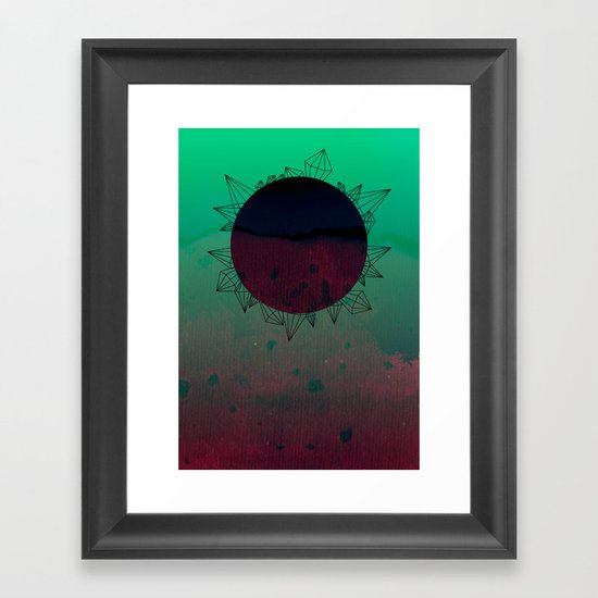 crystal sunrise Framed Art Print