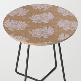 Chrysanthemums and Paisley 1 Side Table