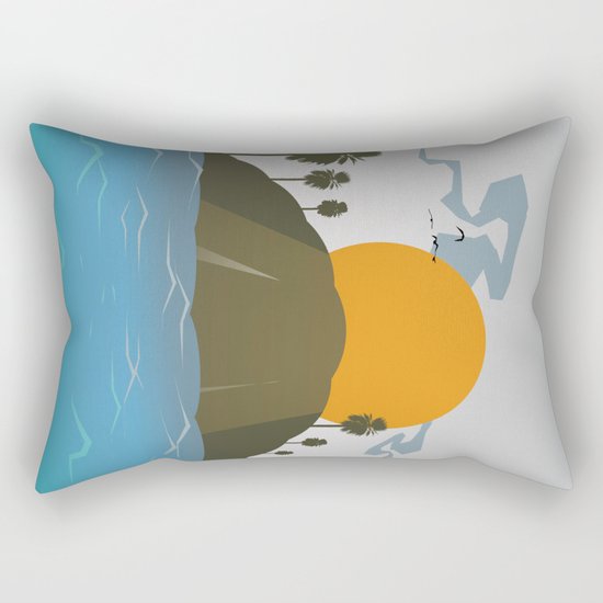 Tropic storm is coming Rectangular Pillow