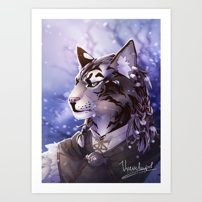 Khajiit Art Print by kisvv_v17 Society6