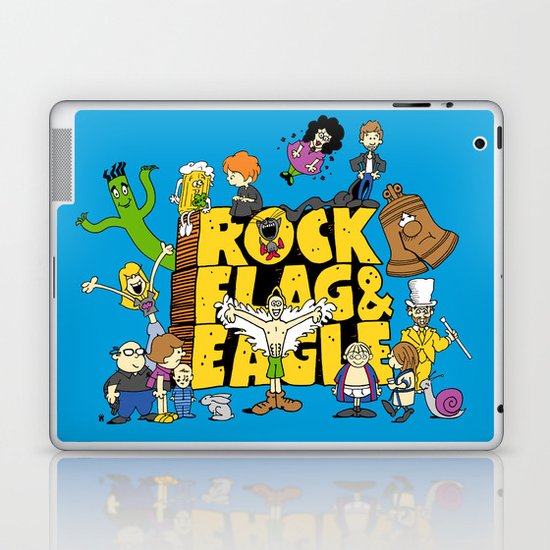 Rock, Flag & Eagle Laptop & iPad Skin