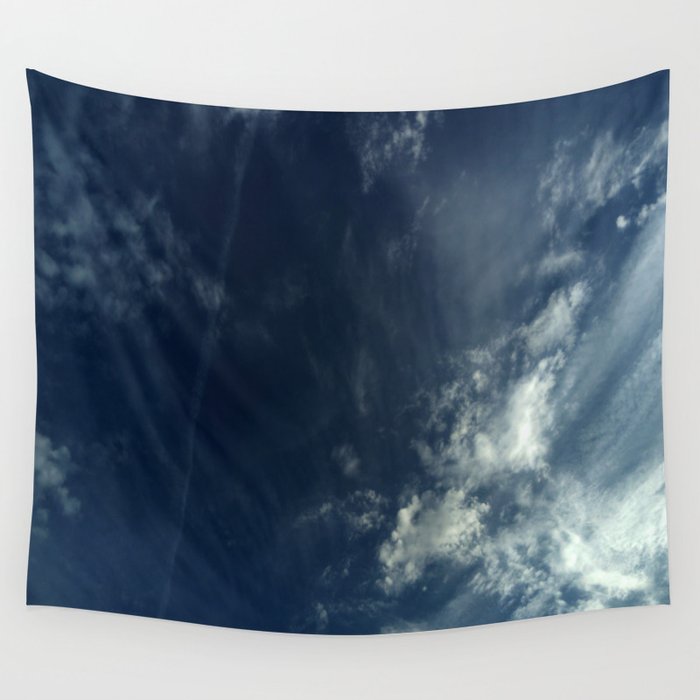 Cloud and sky 10 -cloud, sky, blue, positive,optimism Wall Tapestry by ...