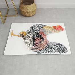 Fancy Rooster Rug