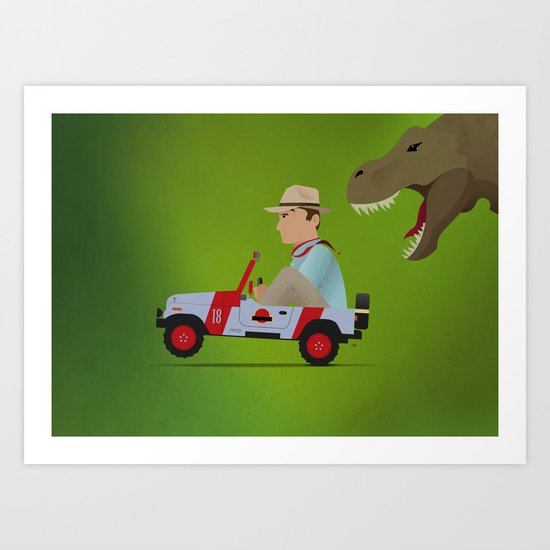 Jurassic Park Art Print