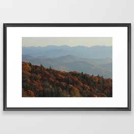 The Blue Ridge Mountains NC, Fine Art Photography Framed Art Print