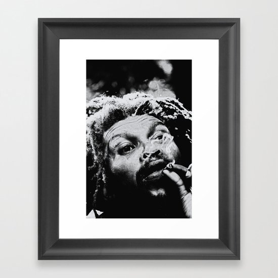 Rastafarian Framed Art Print