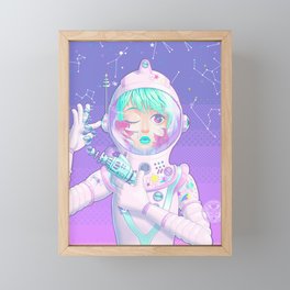 Space Bae (2019 edit) Framed Mini Art Print