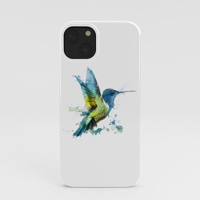 Watercolor Hummingbirds Nursery Humming Bird iPhone Case