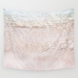 Pink Sand | Coastal Photography | Beach | Nature | Ocean | Water Wall Tapestry