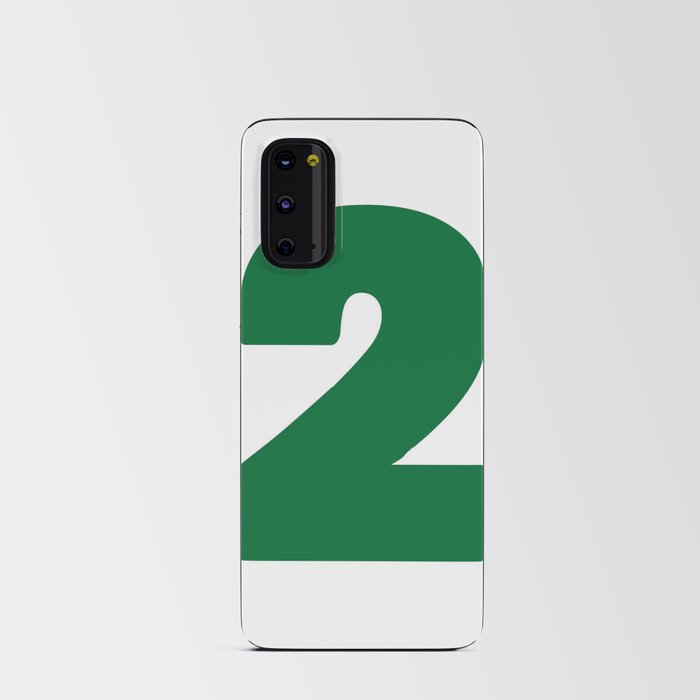 2 (Olive & White Number) Android Card Case