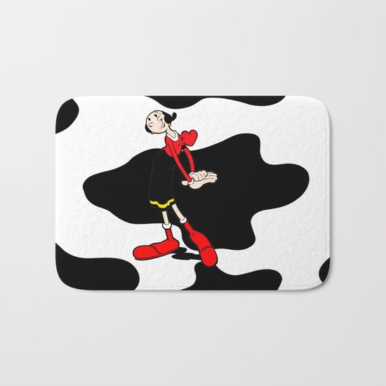The princess of spinach Bath Mat