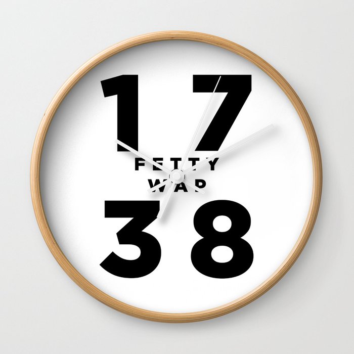 1738 Fetty Wap Wall Clock