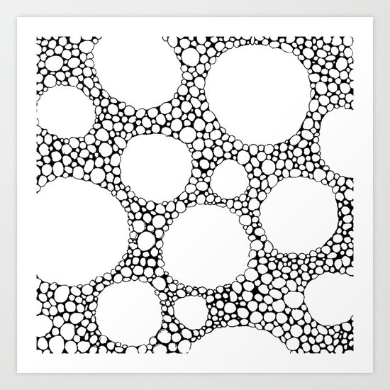 Pebbles Art Print