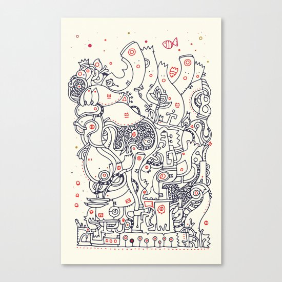 Deep in the Ocean Canvas Print