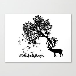 Elk-Naturalle Canvas Print