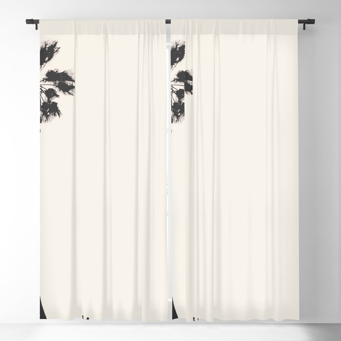 Moment under the coast palm tree Blackout Curtain