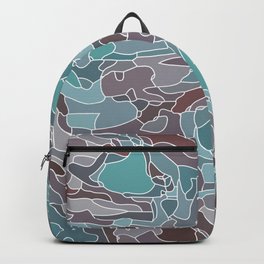 Fluid acrylic glass effect Backpack