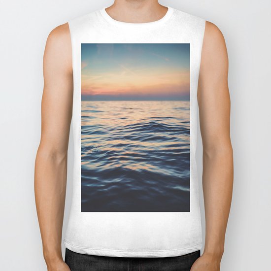 Calm Ocean Biker Tank