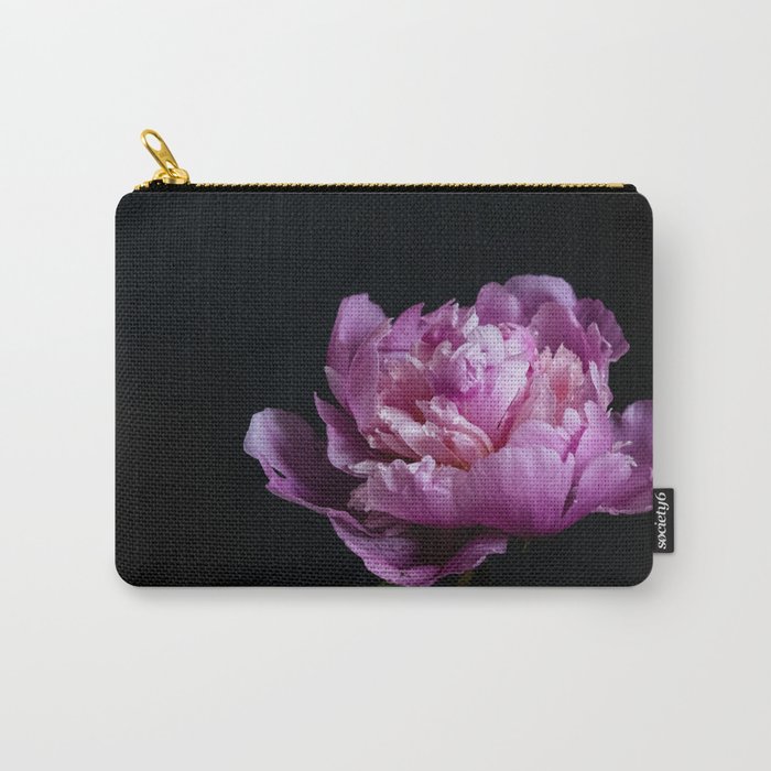 Pink Peony Landscape Carry-All Pouch