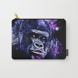 gorilla monkey face expression wscb Carry-All Pouch