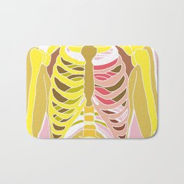 Cute Medical Illustration  Bath Mat