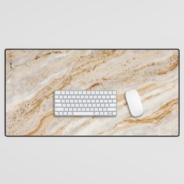 Gold marble Desk Mat