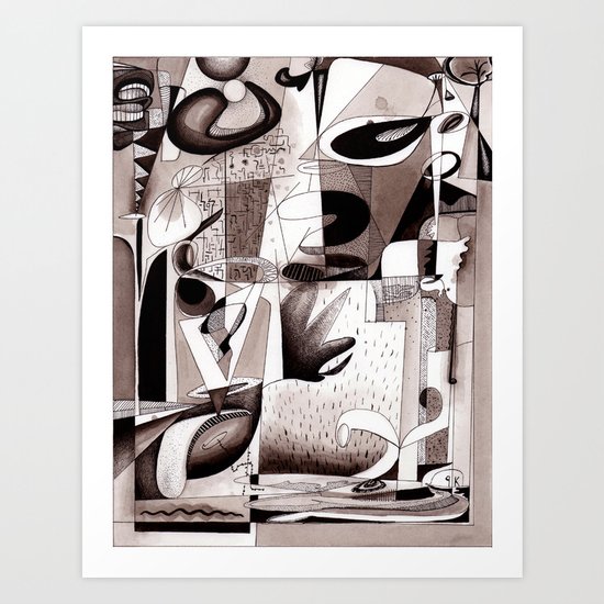 Tangents Art Print