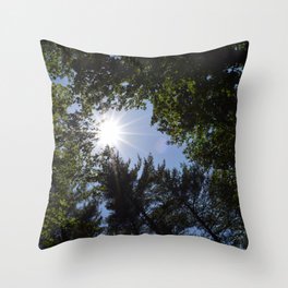 Nature's eye Throw Pillow