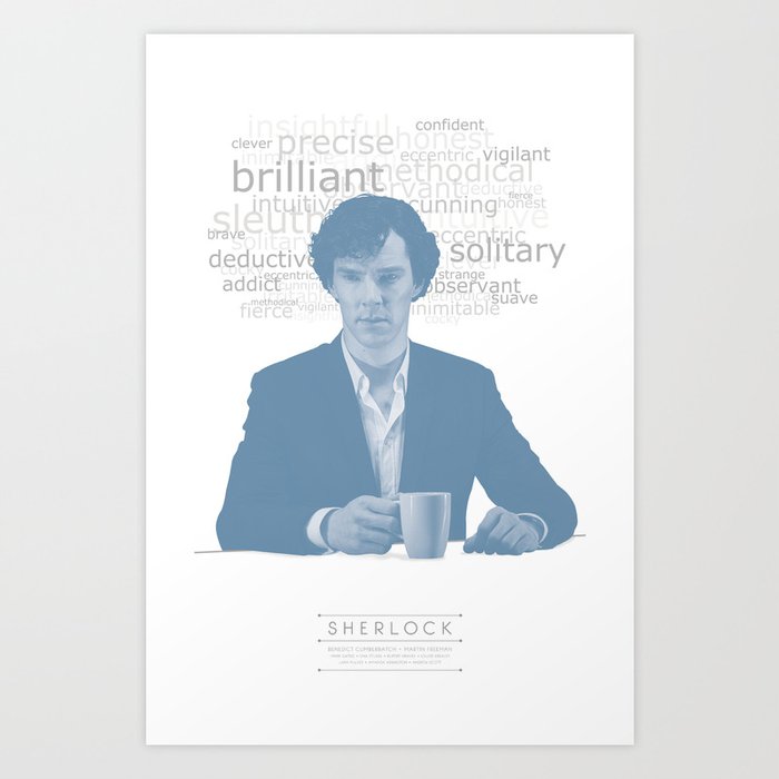 Sherlock Poster Art Print