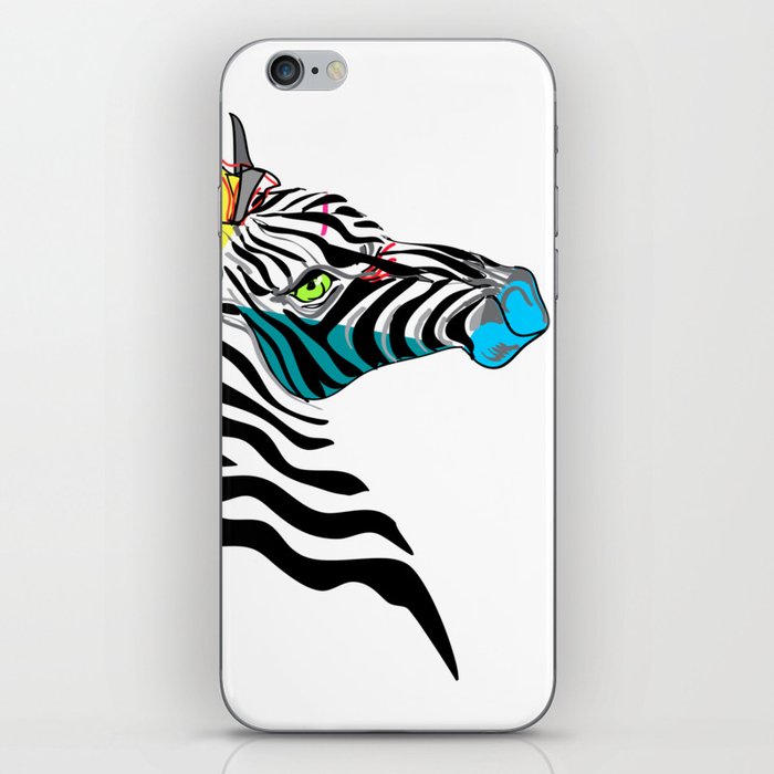 Funky Zebra iPhone Skin