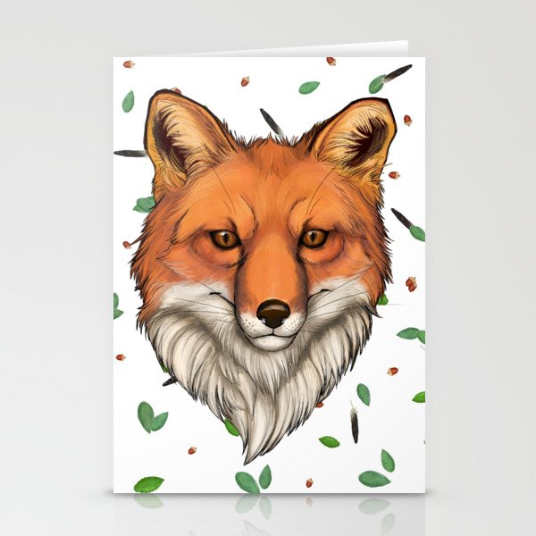 Red Fox Stationery Cards