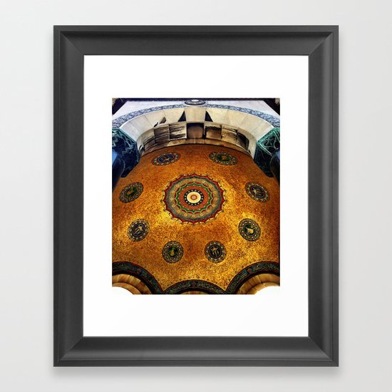 Gold Dome Framed Art Print