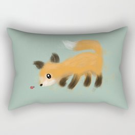 Cute Fall Fox Rectangular Pillow