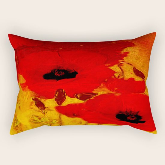 FLOWERS - Mellow yellow Rectangular Pillow