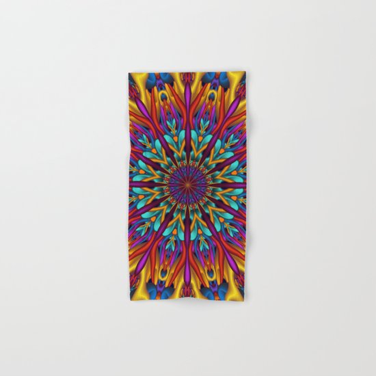 Amazing colors 3D mandala Hand & Bath Towel
