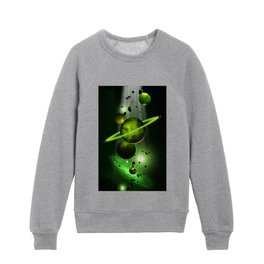 A View From Space Green Kids Crewneck