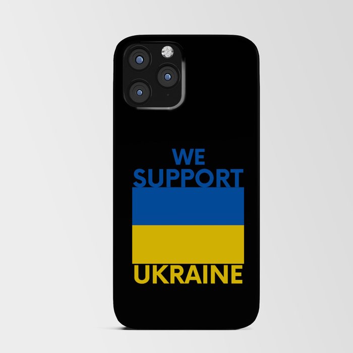 We Support Ukraine iPhone Card Case