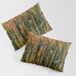 Summer wheat field in the countryside Pillow Sham