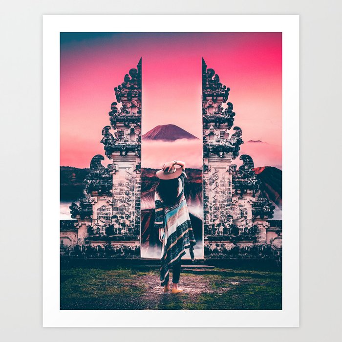 Bali Views Art Print
