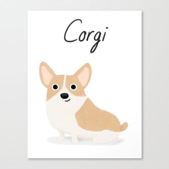 Corgi - Cute Dog Series Canvas Print