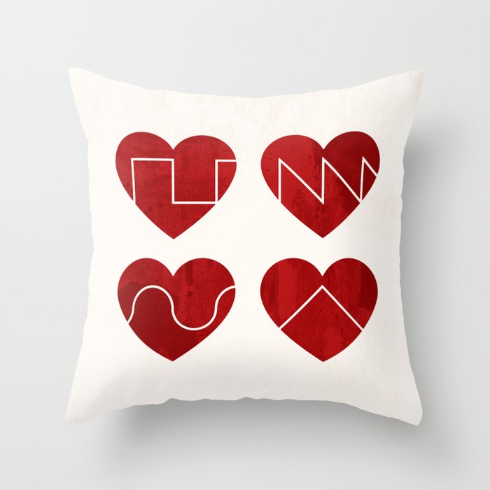 Love Synth Throw Pillow