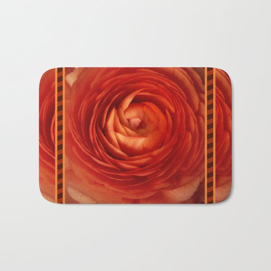 Orange Bath Mat