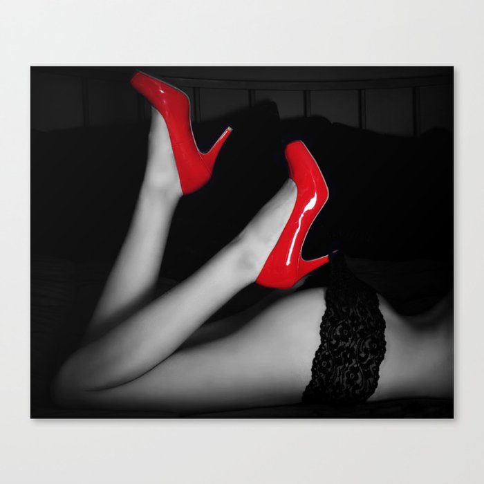 Sexy heels Canvas Print