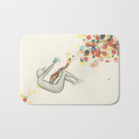 A Perceptible Hesitation Bath Mat