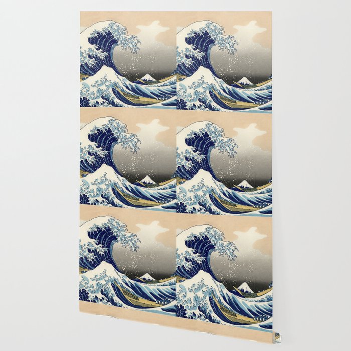 Katsushika Hokusai The Great Wave Off Kanagawa 1831 Wallpaper By