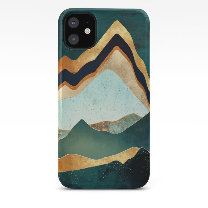Velvet Copper Mountains iPhone Case