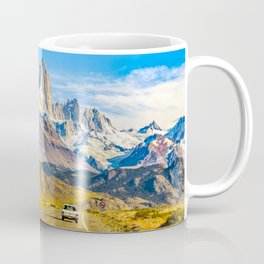 Snowy Andes Mountains, El Chalten, Argentina Coffee Mug