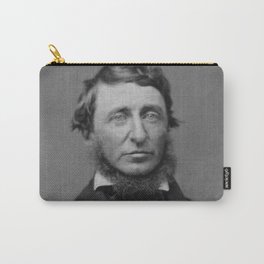 Benjamin Maxham - portrait of Henry David Thoreau Carry-All Pouch | Philosopher, Maxham, Simpleliving, Unitarian, Walden, Wood, Civildisobedience, Concord, Thoreau, Transcendentalism 