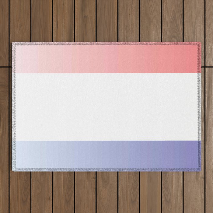 Flag of Netherlands -with color gradient Outdoor Rug